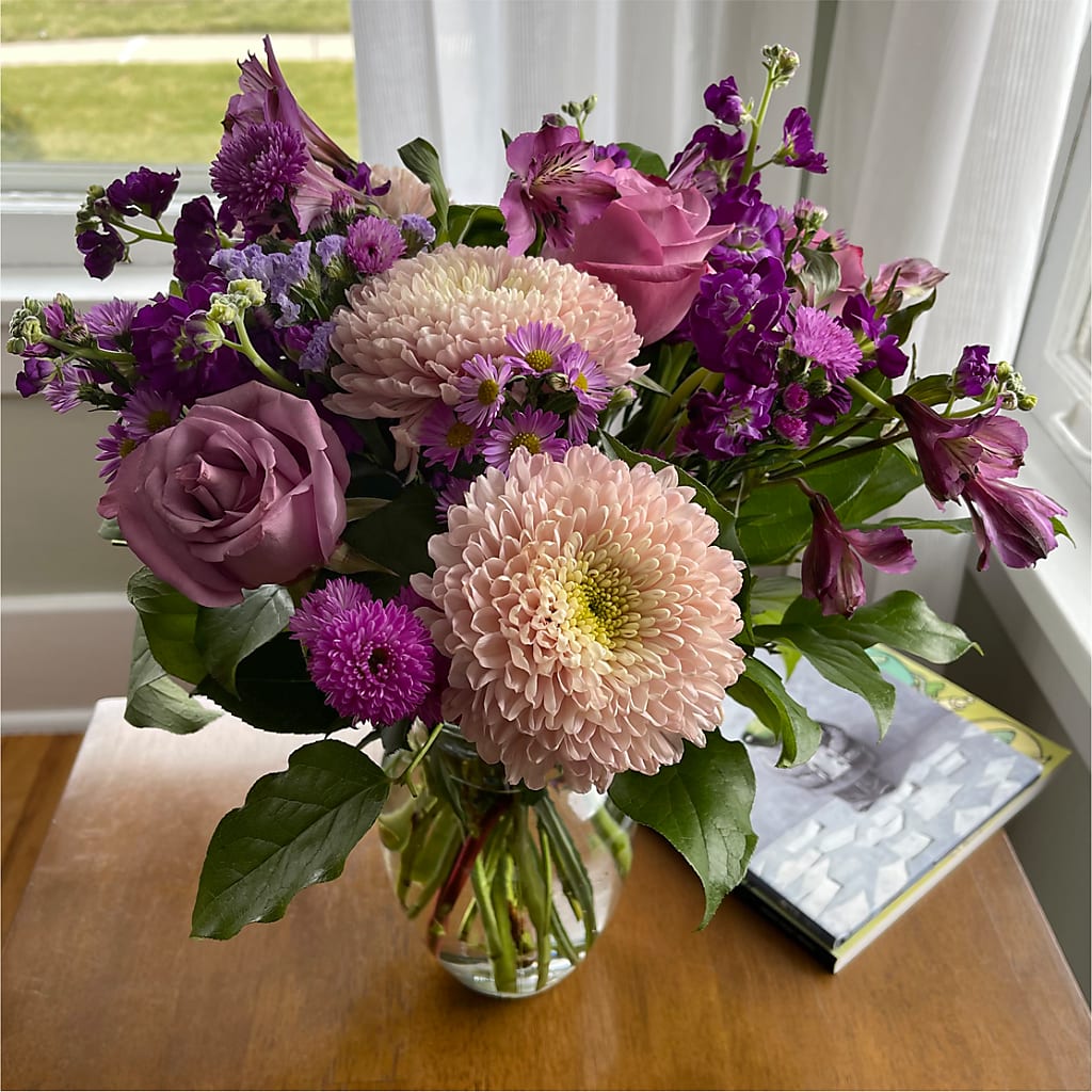 Ultraviolet Bouquet –  The Owls Nest Florist, York SC