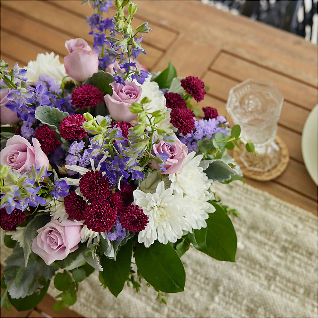 Violet Frost Bouquet –  The Owls Nest Florist, York SC