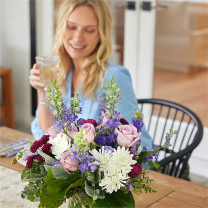 Violet Frost Bouquet –  The Owls Nest Florist, York SC