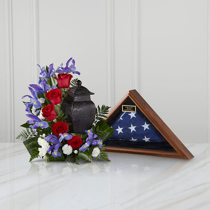 Patriotic Tribute Arrangement –  The Owls Nest Florist, York SC