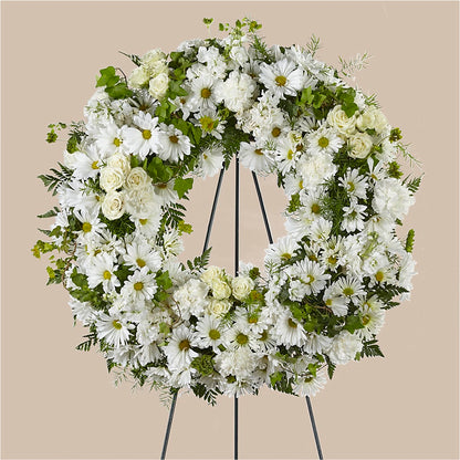 Faithful Wishes Wreath –  The Owls Nest Florist, York SC