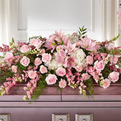 Life & Remembrance Casket Spray –  The Owls Nest Florist, York SC