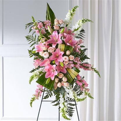 Elegant Embrace Standing Spray –  The Owls Nest Florist, York SC