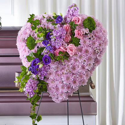 Treasured Love Standing Heart –  The Owls Nest Florist, York SC