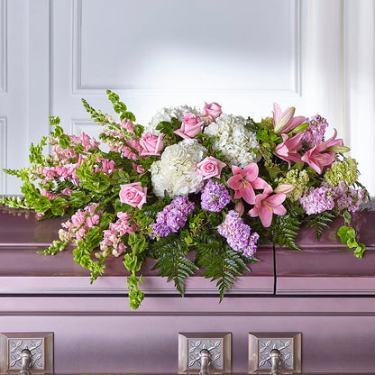 Life's Gratitude Casket Spray –  The Owls Nest Florist, York SC