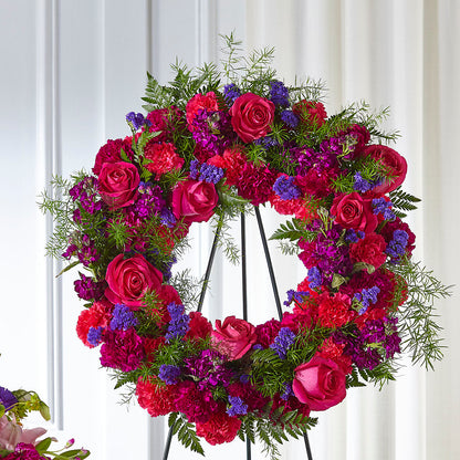 Calming Colors Wreath –  The Owls Nest Florist, York SC