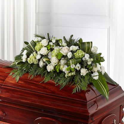 Hopeful Gesture Casket Spray –  The Owls Nest Florist, York SC