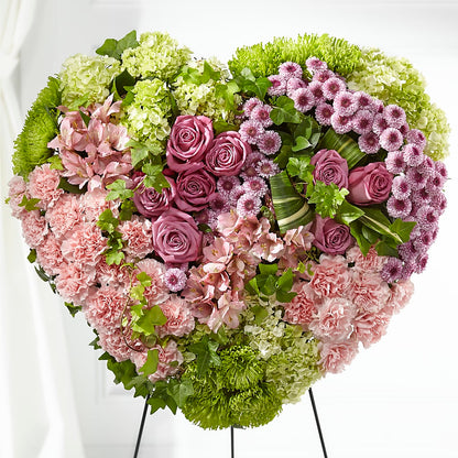 Heartwarming Standing Heart –  The Owls Nest Florist, York SC