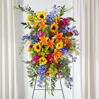 Sunlit Memories Standing Spray (Standard) –  The Owls Nest Florist, York SC
