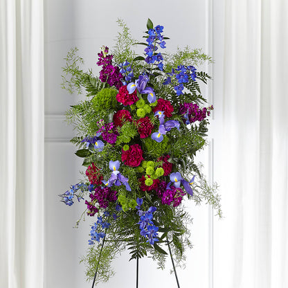 Heavenly Skies Standing Spray –  The Owls Nest Florist, York SC