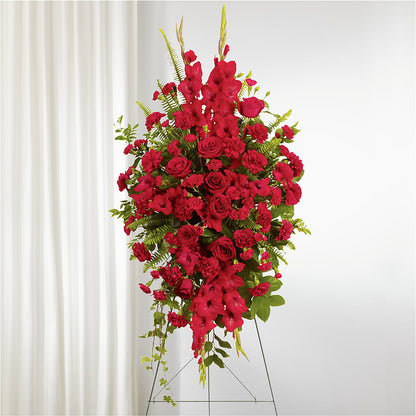 From the Heart Standing Spray –  The Owls Nest Florist, York SC