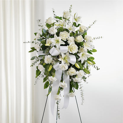 With Care Standing Spray –  The Owls Nest Florist, York SC