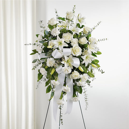 With Care Standing Spray –  The Owls Nest Florist, York SC