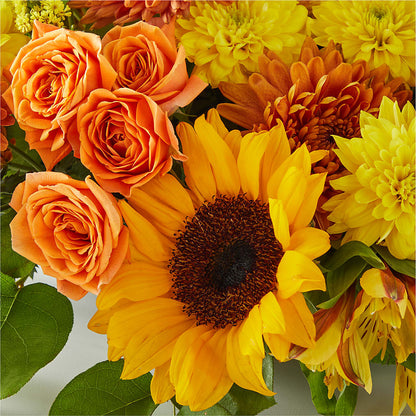 Autumn Harmony Centerpiece –  The Owls Nest Florist, York SC