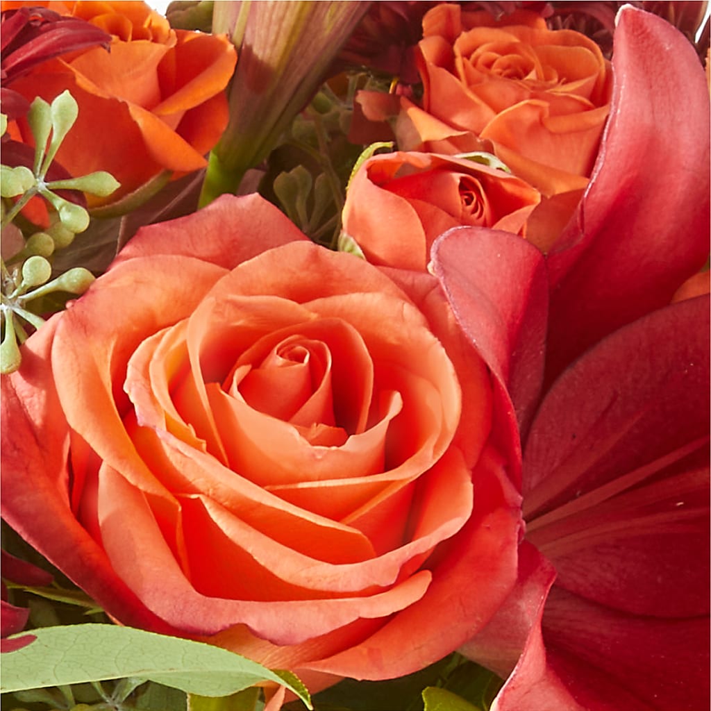 Crimson Leaves Bouquet –  The Owls Nest Florist, York SC