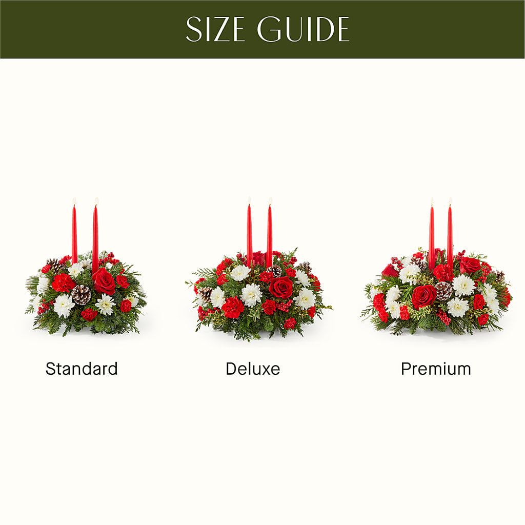 Holiday Soiree Centerpiece –  The Owls Nest Florist, York SC