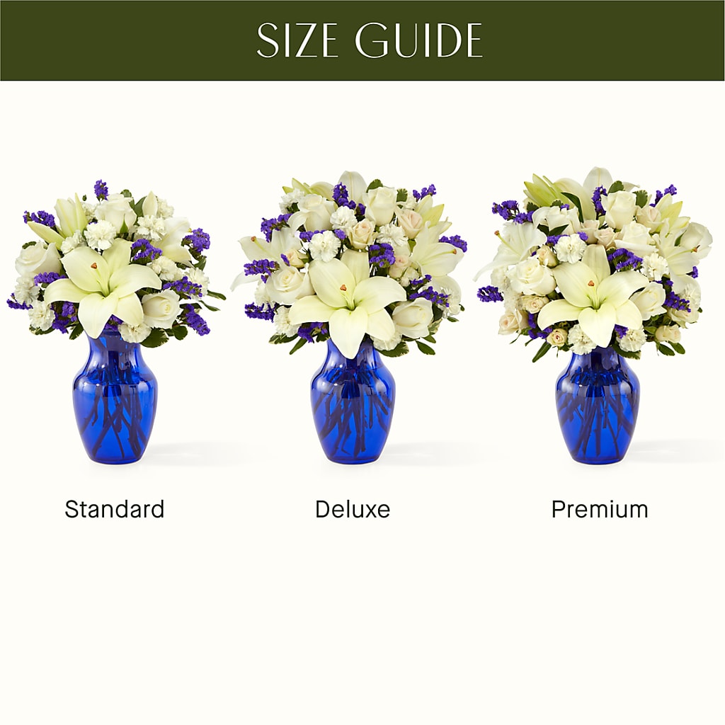 Sapphire Rush Bouquet –  The Owls Nest Florist, York SC