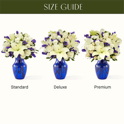 Sapphire Rush Bouquet –  The Owls Nest Florist, York SC