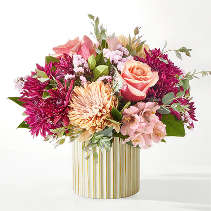 Berry Cobbler Bouquet with Ivory Vase –  The Owls Nest Florist, York SC