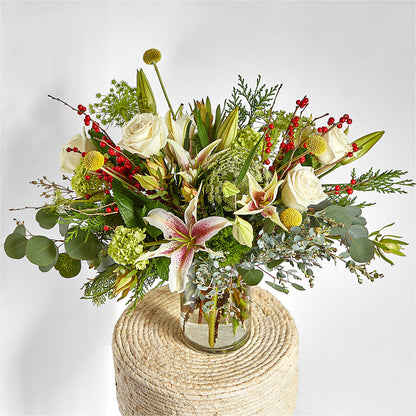 Berry & Bright Bouquet –  The Owls Nest Florist, York SC