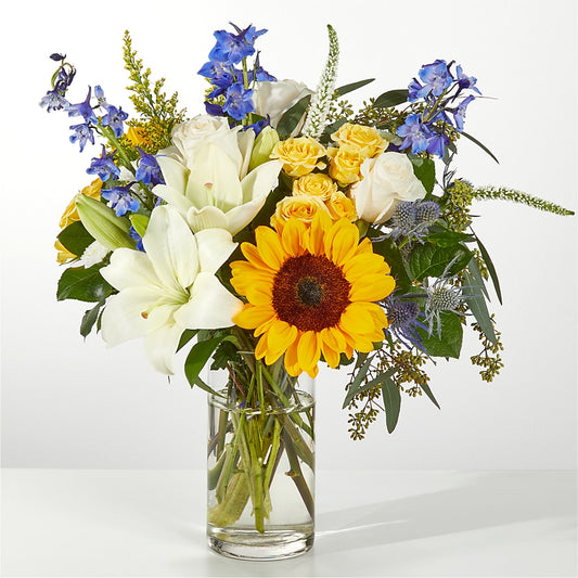 Wonderfully Sunny Bouquet –  The Owls Nest Florist, York SC