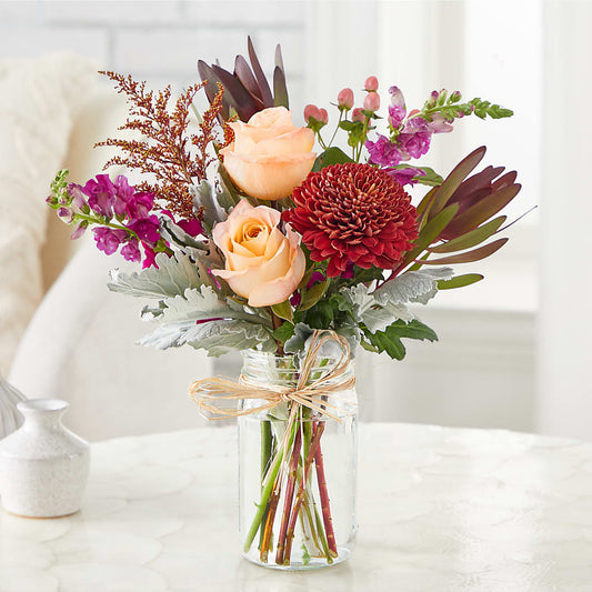 Moody Hues Bouquet –  The Owls Nest Florist, York SC