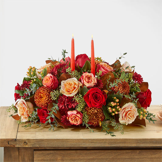 Gather Near Centerpiece –  The Owls Nest Florist, York SC