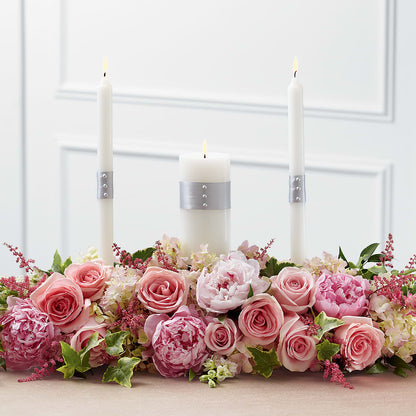Worldwide Romance Unity Candle Arrangement –  The Owls Nest Florist, York SC