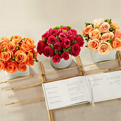 Dawn Rose Centerpiece –  The Owls Nest Florist, York SC