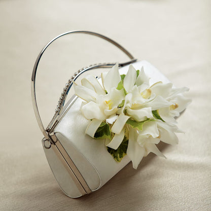 White Purse Decor –  The Owls Nest Florist, York SC