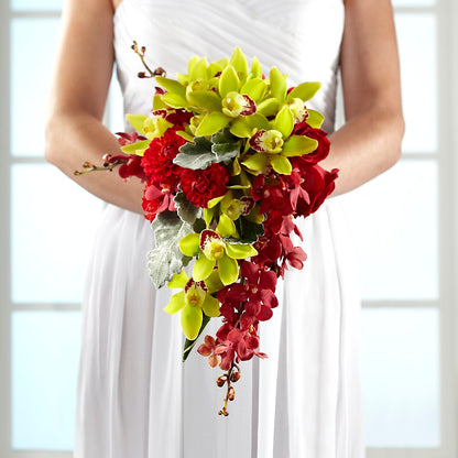 Elegant Orchid Bouquet –  The Owls Nest Florist, York SC