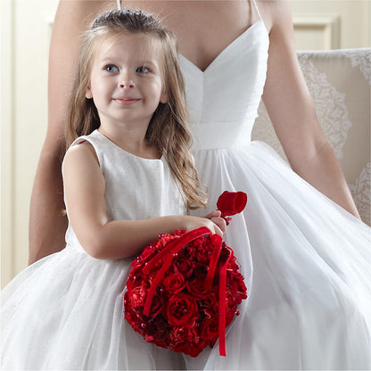 Pure at Heart Flower Girl Arrangement –  The Owls Nest Florist, York SC